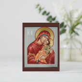 Zoet Kussen Moeder Gods Gebed Kaart (Staand voorkant)