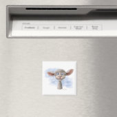 Zoet lammetje Cartoon Magneet (Insitu (Vaatwasser))