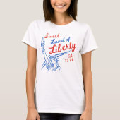 Zoet Land van Vrijheid T-shirt (Voorkant)