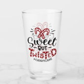 Zoet maar verdraaid | Grappige kerstvakantie Glas (Voorkant)