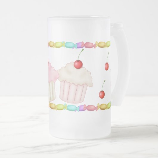 zoet matglas bierpul (Voorkant rechts)