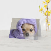 Zoet Minx wenskaart (geen tekst) Kaart (Gele Bloem)