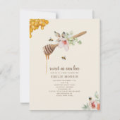 Zoet net als dat van honingbijen Baby shower Kaart (Voorkant)