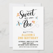 Zoet niet zo veel als een uitnodiging om de verjaa (Voorkant)