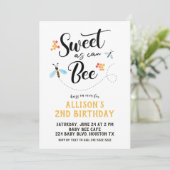 Zoet niet zo veel als een uitnodiging om de verjaa (Staand voorkant)