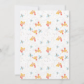 Zoet niet zo veel als een uitnodiging om de verjaa (Achterkant)