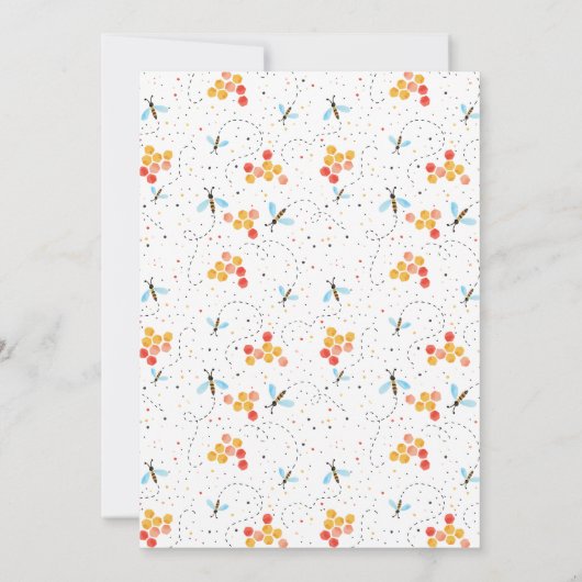 Zoet niet zo veel als een uitnodiging om de verjaa (Achterkant)