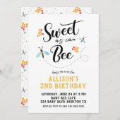 Zoet niet zo veel als een uitnodiging om de verjaa (Voorkant / Achterkant)