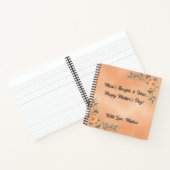 Zoet Notitieboek met bloemthema voor Moederdag (Binnen)