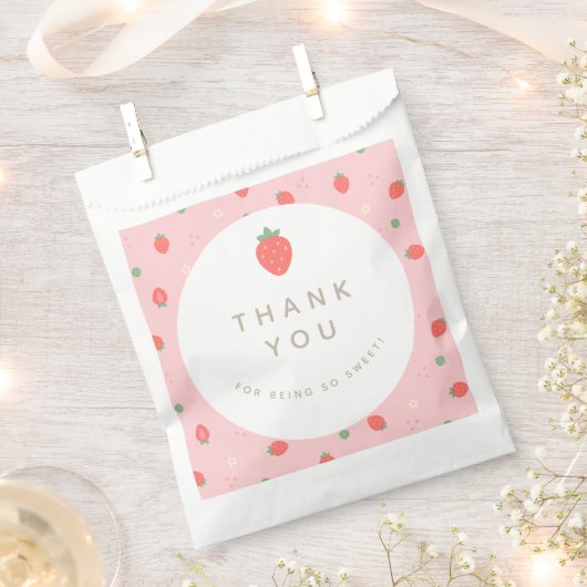 Zoet om één eerste dag te worden bedankzakje (Geknipt)