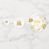 Zoet om één te zijn 1e verjaardag confetti (Voorkanten)