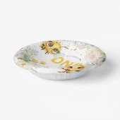 Zoet om één te zijn 1e verjaardag papieren kommen (Gebogen)