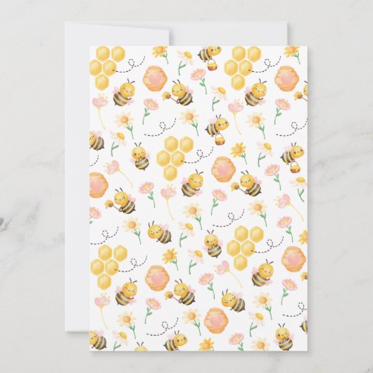 Zoet om op een verjaardag te zijn kaart (Achterkant)