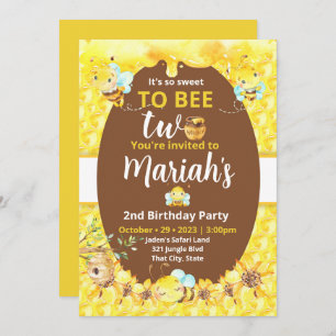 Zoet om twee uitnodigingen te ontvangen