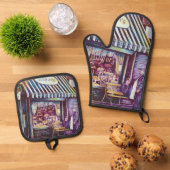 zoet ovenwant & pannenlap set (Top down)