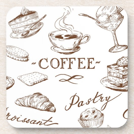 zoet papier drankjes onderzetter (Voorkant)