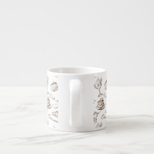 Zoet papier espresso kop (Achterkant)
