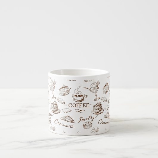 Zoet papier espresso kop (Voorkant)