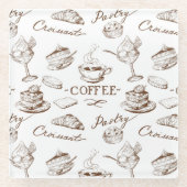 zoet papier glazen onderzetter (Voorkant)