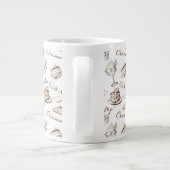 zoet papier grote koffiekop (Achterkant)