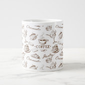 zoet papier grote koffiekop (Voorkant)