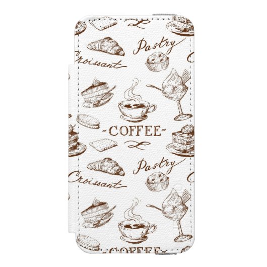 zoet papier incipio iPhone portemonnee hoesje (Voorkant Agenda)