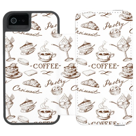 zoet papier incipio iPhone portemonnee hoesje (Agenda Open)