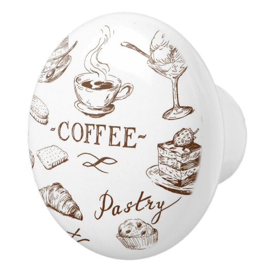 zoet papier keramische knop (Rechts)