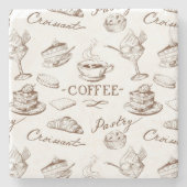 zoet papier stenen onderzetter (Voorkant)