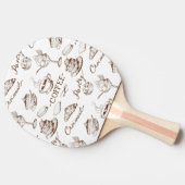 zoet papier tafeltennisbatje (Zijkant)