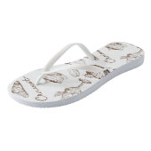 zoet papier teenslippers (Schuin)