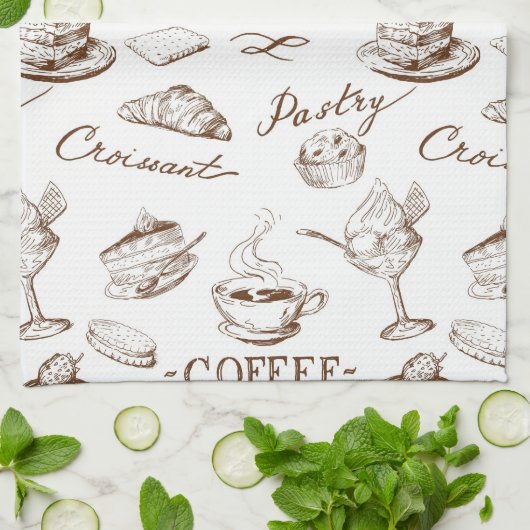 zoet papier theedoek (Gevouwen)