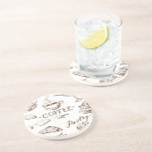 zoet papier zandsteen onderzetter (Zijkant)