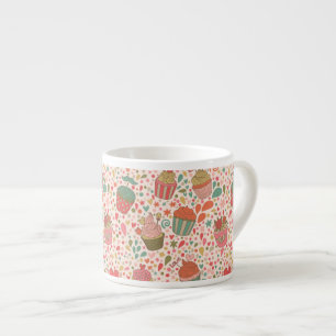 Zoet patroon espresso kop