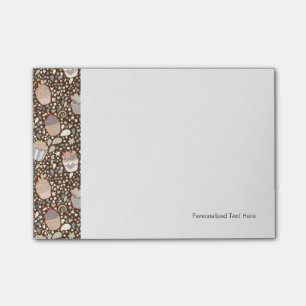 Zoet patroon gemaakt van smaakvolle cupcakes post-it® notes