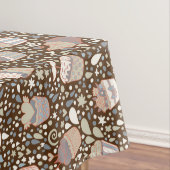 Zoet patroon gemaakt van smaakvolle cupcakes tafelkleed (Voorbeeld)