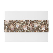 Zoet patroon gemaakt van smaakvolle cupcakes uitnodigingen wikkel (Achterkant Voorbeeld)