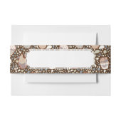 Zoet patroon gemaakt van smaakvolle cupcakes uitnodigingen wikkel (Voorkant Voorbeeld)