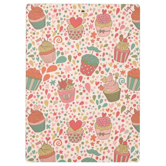 Zoet patroon klembord (Achterkant)