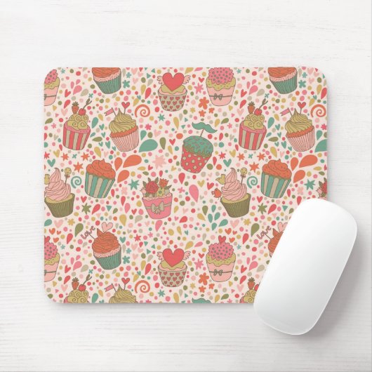 Zoet patroon muismat (Met muis)