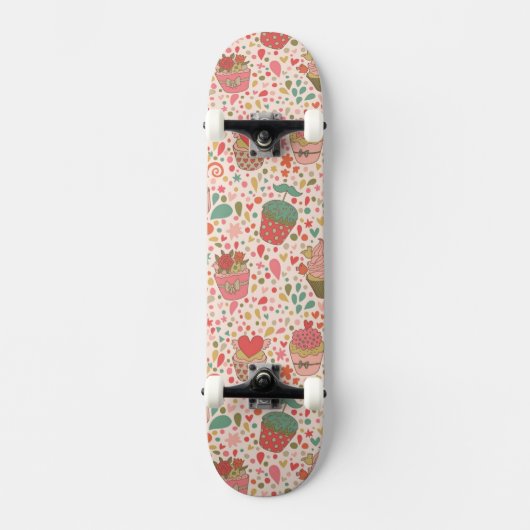 Zoet patroon persoonlijk skateboard (Voorkant)