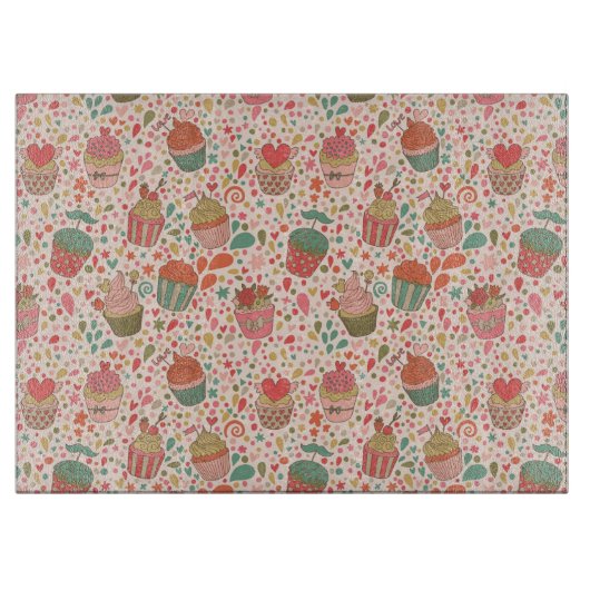 Zoet patroon snijplank (Voorkant)