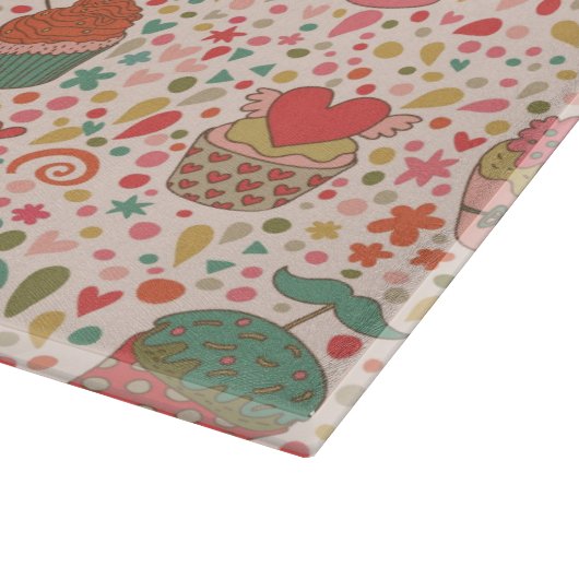 Zoet patroon snijplank (Hoek)