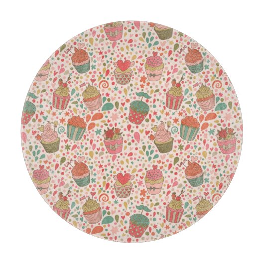 Zoet patroon snijplank (Voorkant)