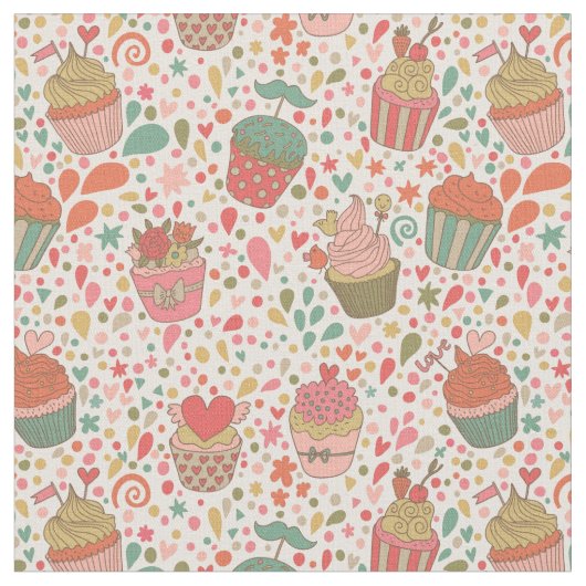 Zoet patroon stof (Close Up)