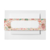 Zoet patroon uitnodigingen wikkel (Voorkant Voorbeeld)