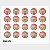 zoet peperkoek ronde sticker (Vel)