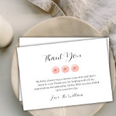 Zoet pompoen Baby shower Bedankkaart