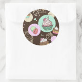 zoet ronde sticker (Tas)