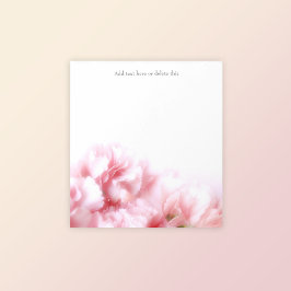 Zoet Roze Anjers Bloemen Notitieblok